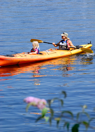 Kayaking on Lake Union, Seattle